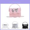 Stylish Chain Strap Children's Bag With Fashionable Bow Design For Boys And Girls