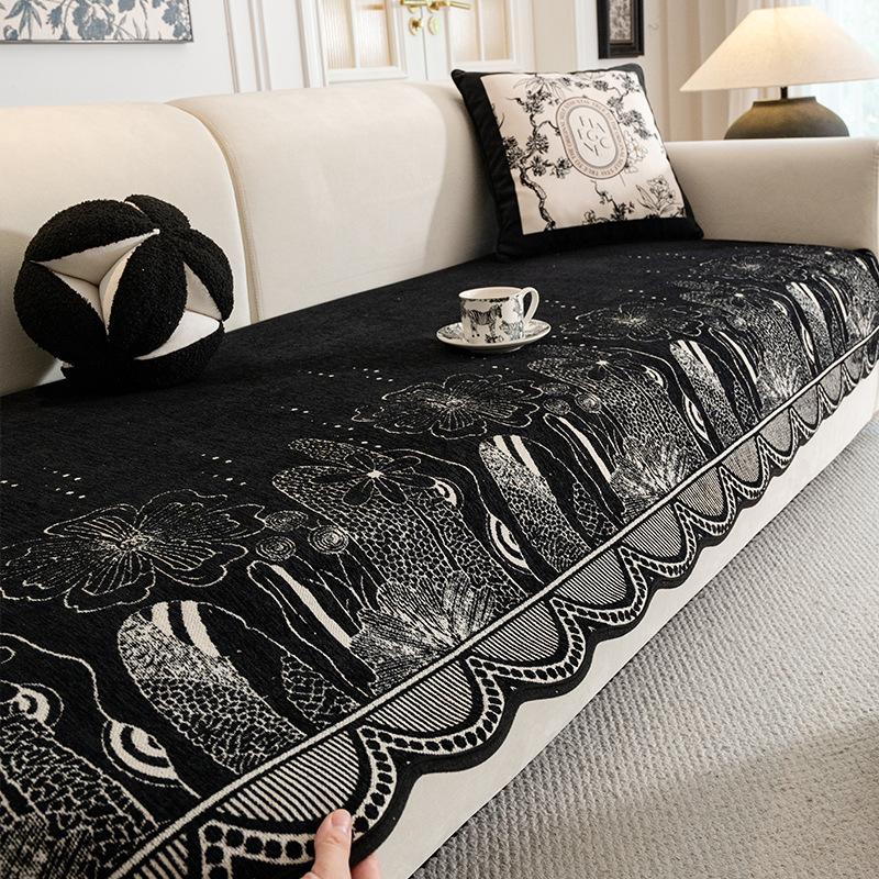 Special-Shaped Sofa Cushion Universal In All Seasons  New Sofa Seat Cushion Non-Slip Straight Row Light Luxury High-End Cover Cloth Towel