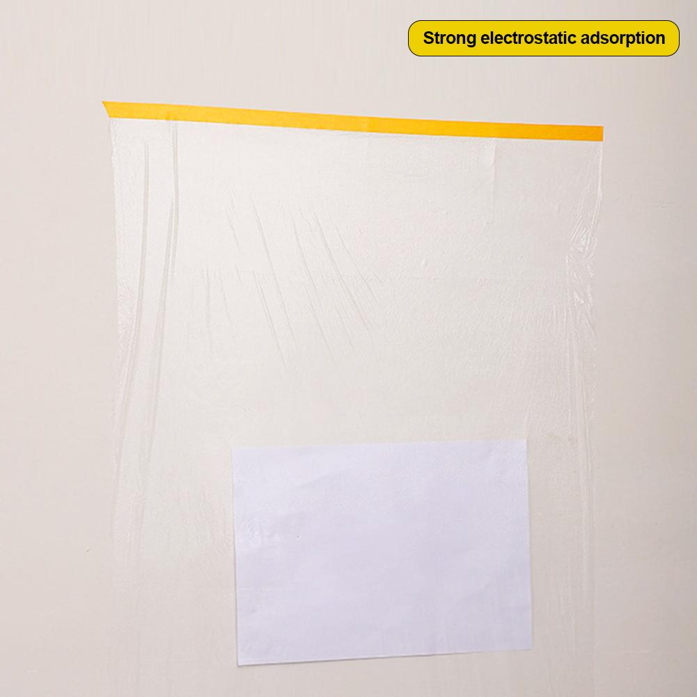 Home Cars and Auto Body Tape and Drape Masking Film Paint Adhesive Protective Film Roll for Covering Skirting Frames