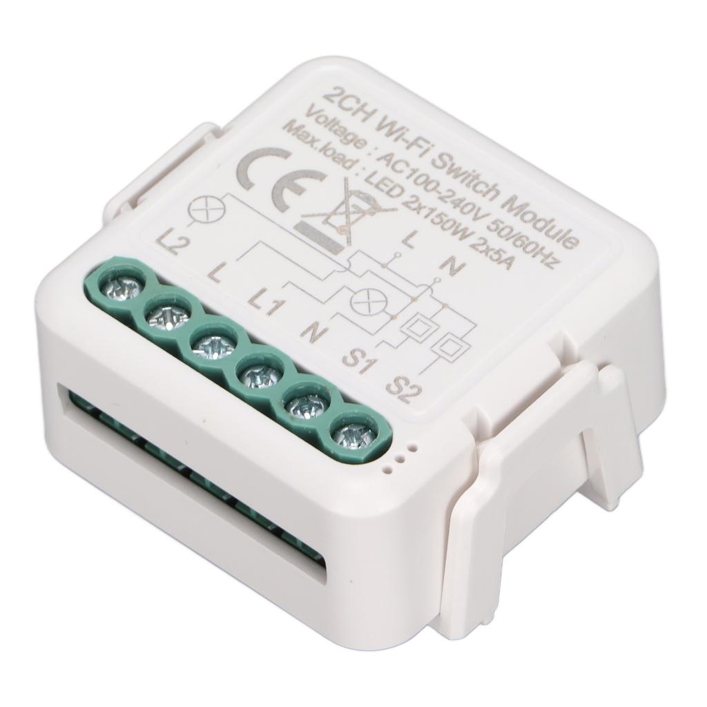 Smart-Schaltermodul WIFI Zwei-Wege Ein Aus Smart-Schaltermodul Automatisierung Sprachsteuerung WIFI
