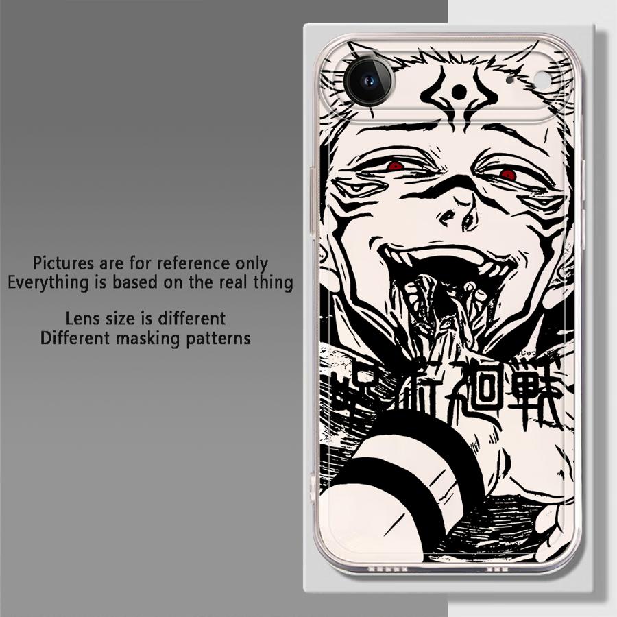 Case for iPhone 17 Pro Max 13 Pro 14 Plus 7 8 XR 11 15 12 Mini 16 XS Max Air Soft Phone Cover Japanese Cool Anime