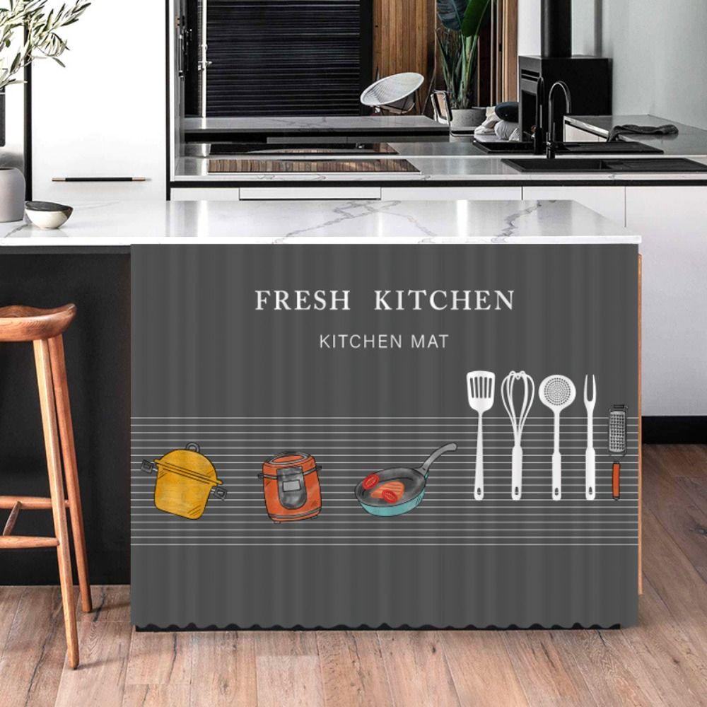 Home Decor Kitchen Short Curtain Self-Adhesive Wardrobe Cover Accessories Cabinet Curtains