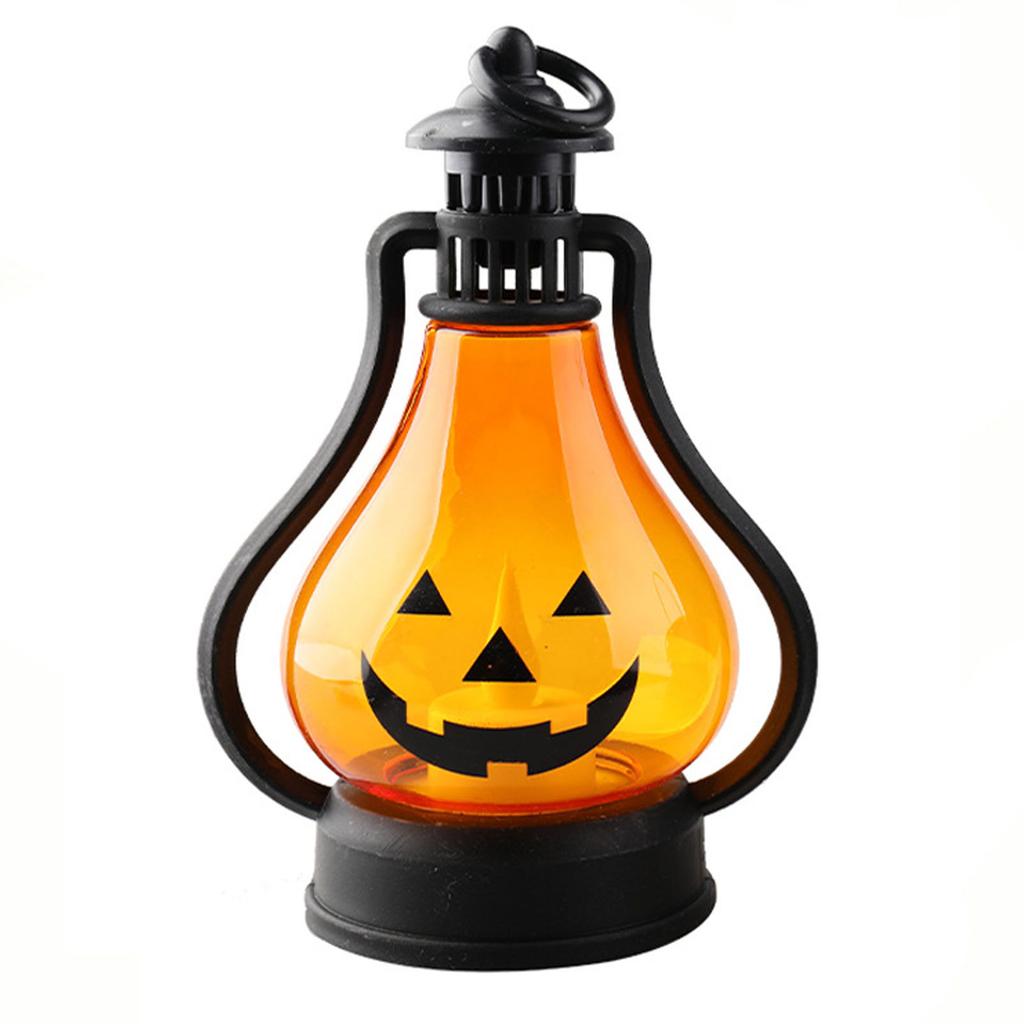 Linterna de Calabaza de Halloween Mesa de Minibar Escritorio Decorativo Vela Linterna Colgante