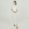 CHIQUITA Loose T-Shirt (Flower Linen) Ivory 252601Fiv