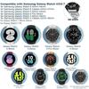Rem i rostfritt stål för Samsung Galaxy Watch7/FE/5 Pro/6/4 Classic 44/40mm för Galaxy 7 6 5 4 44 40mm 5Pro 45 Armband utan mellanrum