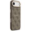 Coque Guess 4G PU Logo Classique MagSafe pour iPhone Air Marron