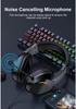 2.4G Bluetooth Luminous Gaming Headset with USB Wireless Transmitter - Low Latency Esports Audio.