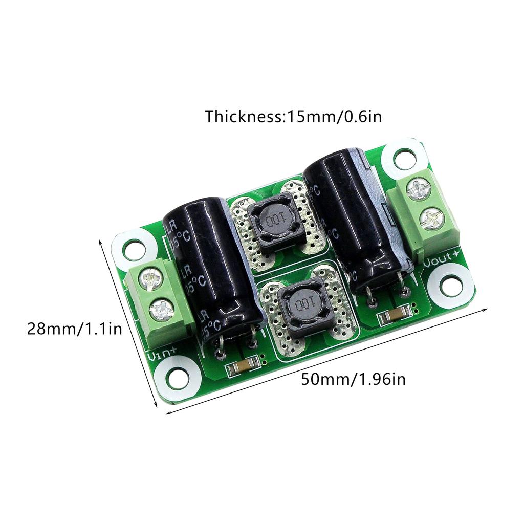Class D Filter Module Efficient Noise Suppression ABS Material Easy Installation Equipment Compatible