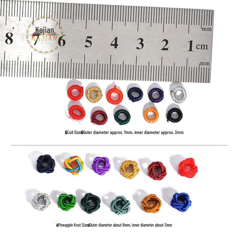 Renkli Spiral Düğüm Kendin Yap Bileklik Malzemeleri: Kırmızı El Yapımı Dokuma İp, Örgülü Halat Aksesuarlı