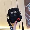 Japanese Style Canvas Crossbody Bag for Women, Cute Cartoon Shoulder Pouch, Trendy Street Fashion Chest Bag for Daily Use KTB