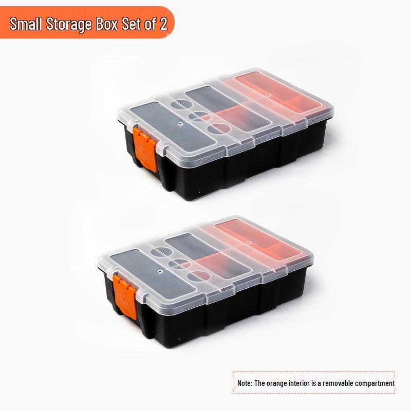 Frosted Plastic Storage Box for Tools, Hardware, and Fishing Lures