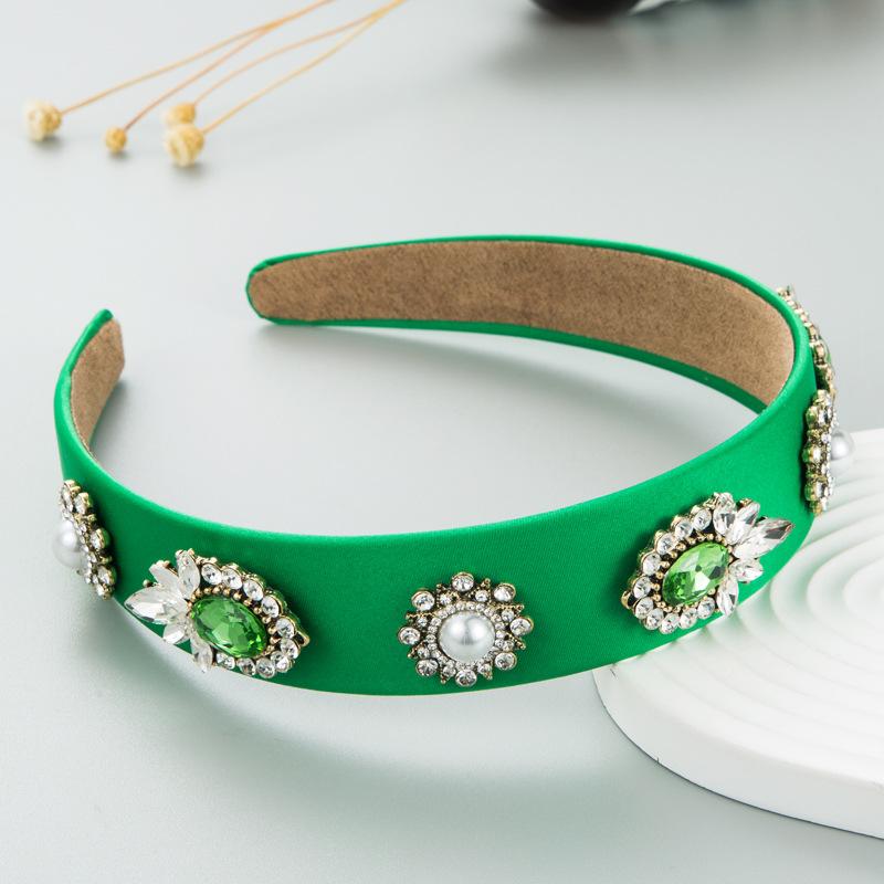 Baroque Rhinestone Handmade Metal Bee Headbands Hairbands For Women Girls Hair Accessories