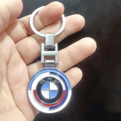 Automašīnas uzlīme 2024 50. gadadiena Jauns logotips BMW emblēma Luksusa automašīnas atslēgu piekariņš priekš BMW X1 X2 X3 X4 X5 X6 3 5. sērijas M2 M3 M4 M5 M6 M7
