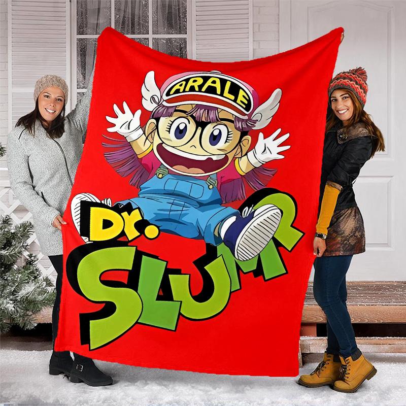 Arale Norimaki printed throw blanket—lightweight,soft,warm;versatile blanket for all seasons—perfect as &air-conditioning throw,nap blanket