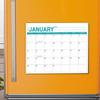 2024-2025 Wall Calendar Magnetic Fridges Sticker Monthlys Viewing Calendar for Home Study Office