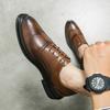 Fashion Leather Shoes Man Casual Loafers Luxury Design Slip on Male Dress Shoes Leisure Style Big Size Good Wear-resistant Sole