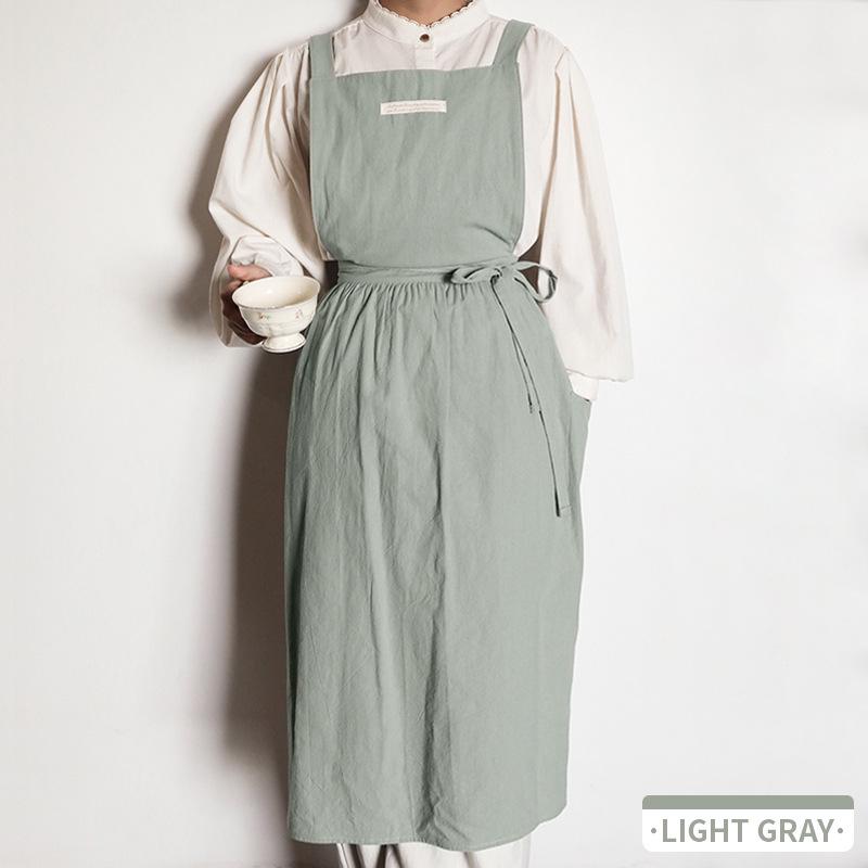 Hot Selling Cotton Apron for Women - Breathable & Stylish for Kitchen, Flower Shop, or Bakery