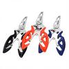Outdoor Fishing Gear Accessories Stainless Steel Lure Pliers Fishing Clippers With Bag Multi-purpose Hiking Fishing Scissors