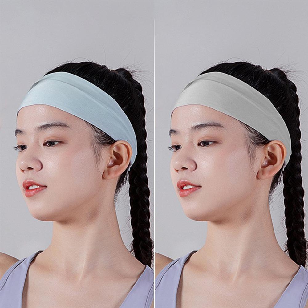 Yoga Headwear Sports Headbands Solid Color Elastic Gifts Yoga Hair Bands