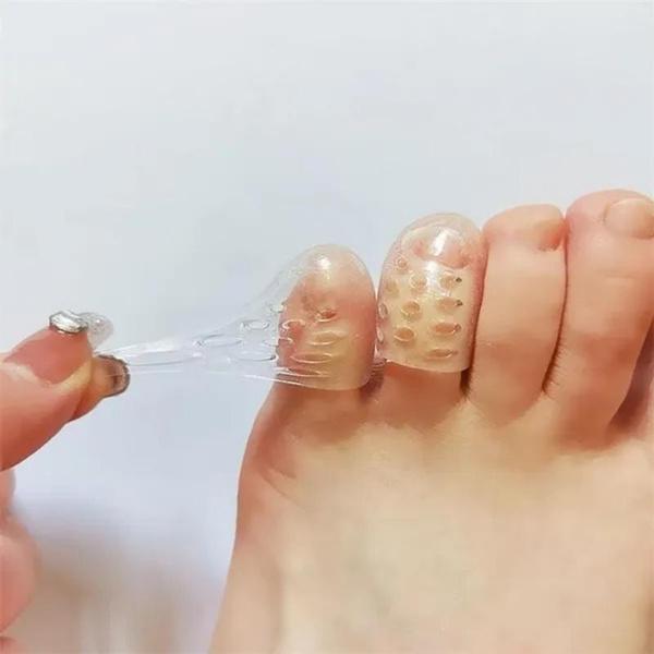 20/10/4/1 pçs protetor de dedo do pé silicone macio respirável calos de pé bolhas toe capa ferramenta de cuidados com os pés separadores de dedo do pé anti-fricção