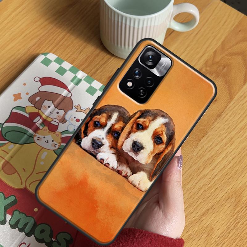 Beagle Puppy Dog Case For Xiaomi Redmi Note 14 Pro 13 12 11 10 15 Pro Plus Redmi 15 C 13 10C 12C 13C 14C Cover