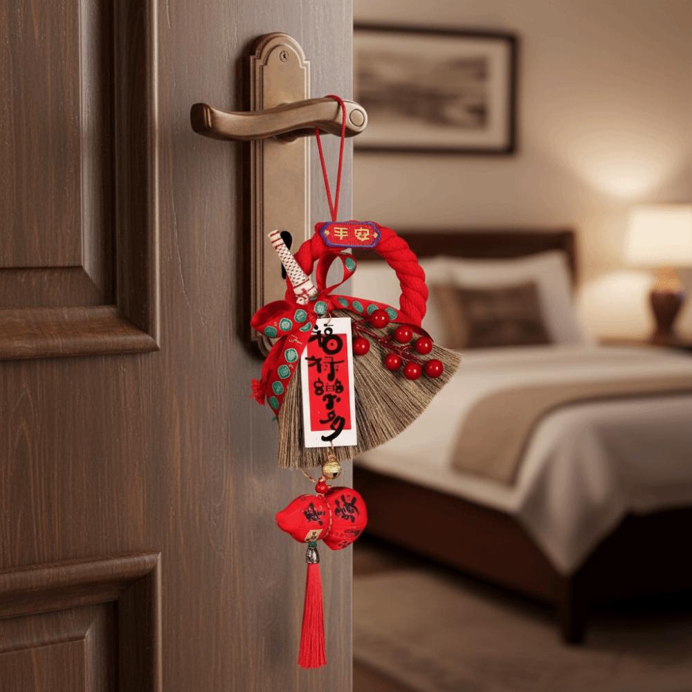 Beste Wünsche Chinesisches Neujahrsdekoration Dekorative Frühlingsfest Anhänger Zuhause