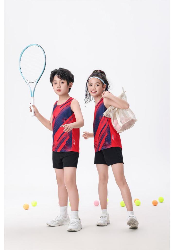 Junior High Track & Field Sport Set: Sprinting, High Jump, Marathon, Long Jump Vest & Jump Rope