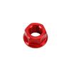 Zestaw Nakrętek Zębatki Tylnej M10x1.5mm Czerwony Do Aprilia RSV RSV4 1000R Factory 2004-2016