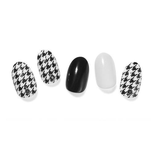 

[Glambux] Self Gel Nail Sticker Art 09 - Houndstooth Check