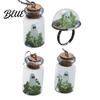 Halloween Ghost Necklace Glow-in-the-Dark In Bottle Pendant And Charm Earrings