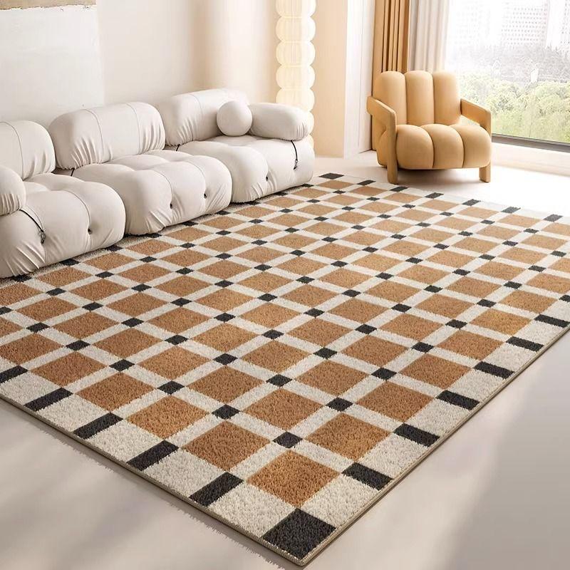 Living Room Carpet Sofa Coffee Table Mat Home Imitation Cashmere Bedroom Bedside Carpet Large Area Plush Floor Mat