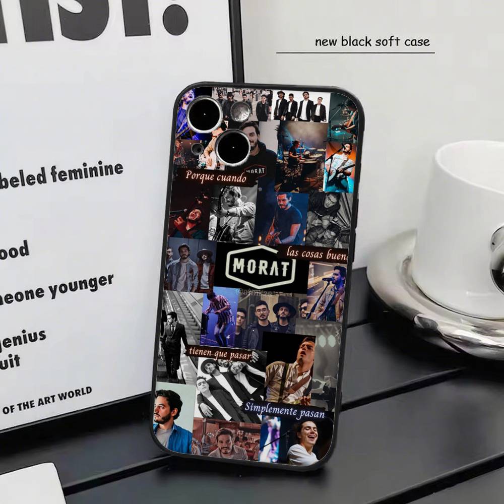 

m-Morat For iPhone 17 air 16 15 14 13 12 11 Pro Black Soft Cover Phone Case iphone 15 Pro Max