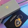 For Lamborghini Urus Huracan Aventador Premium Shield Keychain Car Genuine Box Set Classic Foreign Trade Gift Auto Headrest