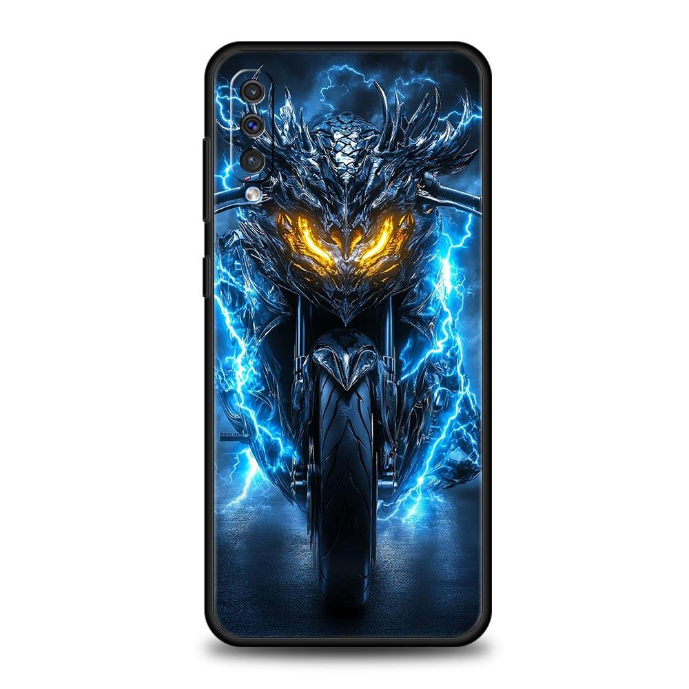 Motorcycle Phone Case for Samsung Galaxy A56 A36 A26 A16 A34 A24 A42 A22 A20 A12 A40 A30 A10 5G Soft TPU Cover Shell Fundas Bags