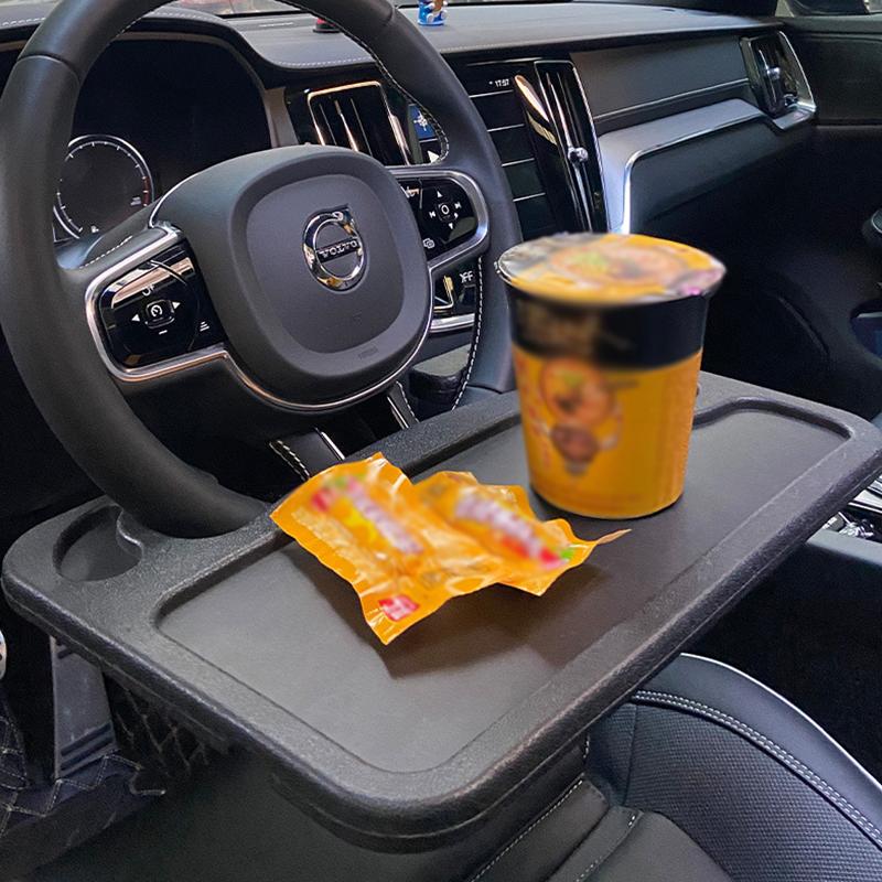 Car steering wheel multifunctional dining tray, beverage coffee rack tray rack, laptop desk bracket, seat table, car accessories