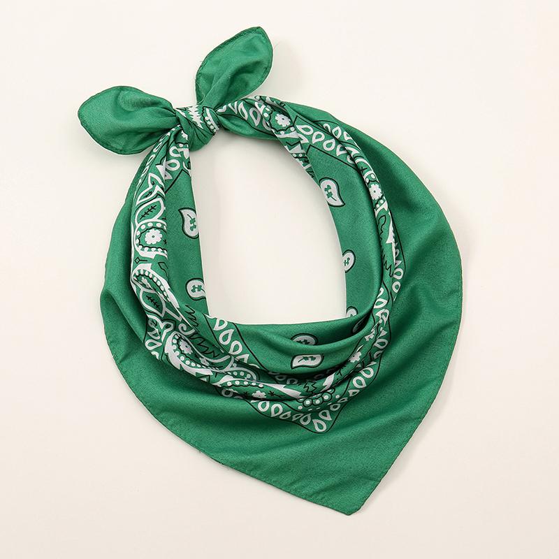 Bohemian Print Bandana Paisley Printed Headbands Hiphop Kerchief Outdoor Unisex Headband Wrist Wraps Face Mask Handkerchief