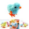 Fluffy Wind-up Chicken Dance Clockwork Plush Kids Toy