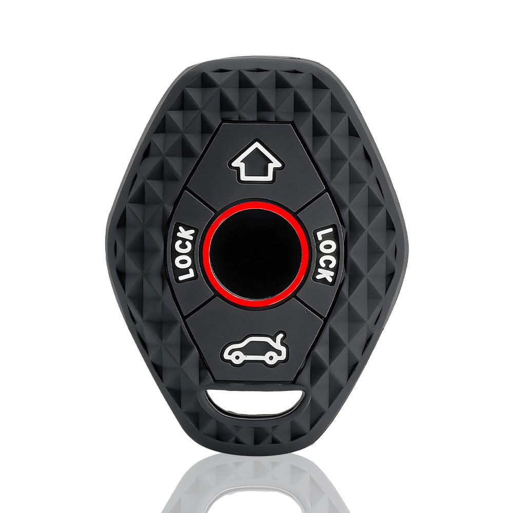 

Silicone Shell Fob for BMW X5 E53 X3 F83 E46 E39 E38 E60 E63 E61 E64 Series 3 5 7 330i Z3 Z4 E85 E86 M5 325i Car Key Cover Case чёрный