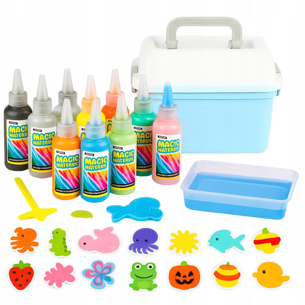 Magiczny Zestaw Do Robienia Żeli Figurek Slime Diy Elfy Gwiazdki Wodne 3D