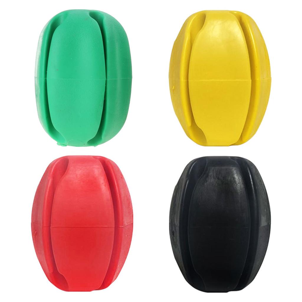 Reusable Fishing Rod Fixed Balls PVC Fishing Rod Holder Eggs-shaped Fishing Rod Tie Downs Clip Fishing Accessory Durable