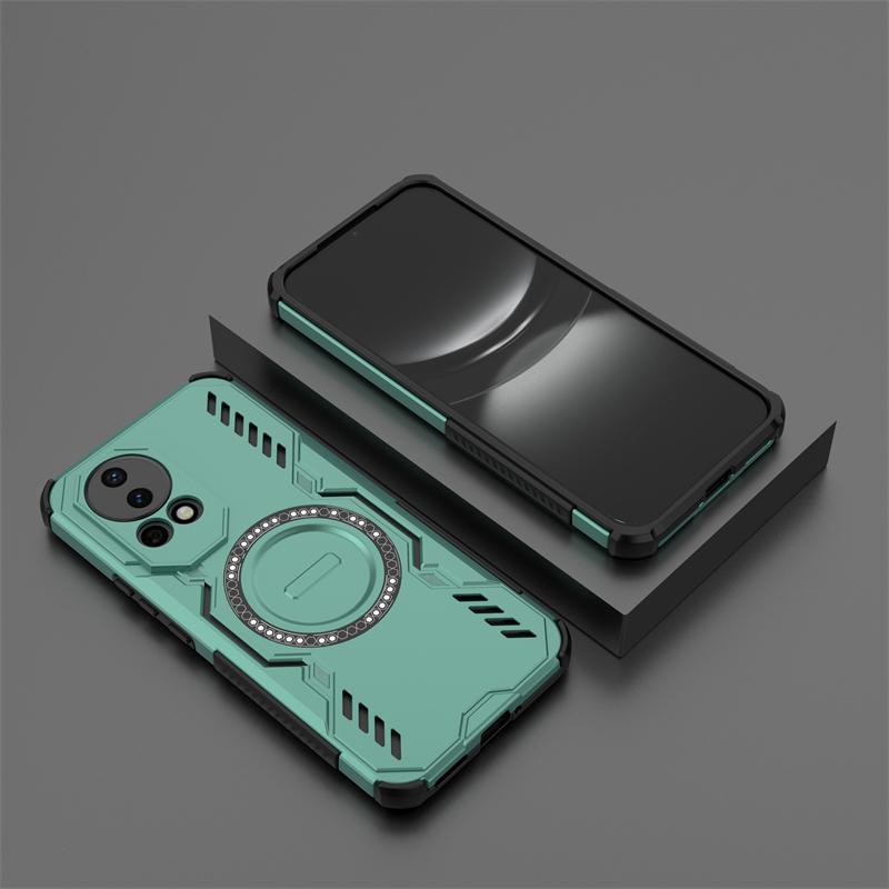 Panserdeksel For Huawei Nova 13 Magnetisk Adsorpsjon Trådløs Lade deksel For Huawei Nova 12 Deksel For Huawei Nova 13 Deksel 6,7 tommer