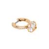 Kate Spade Crystal Hoop Glass Crystal Inlaid Earrings Women's Gold WBRUH400