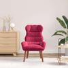 Armchair Burgundy 69 X 74 X 93 Cm Velvet