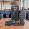 Men's High-Top Non-Slip PVC Construction Rain Boots - Wear-Resistant, Water-Resistant Mid-Calf Rubber Shoes