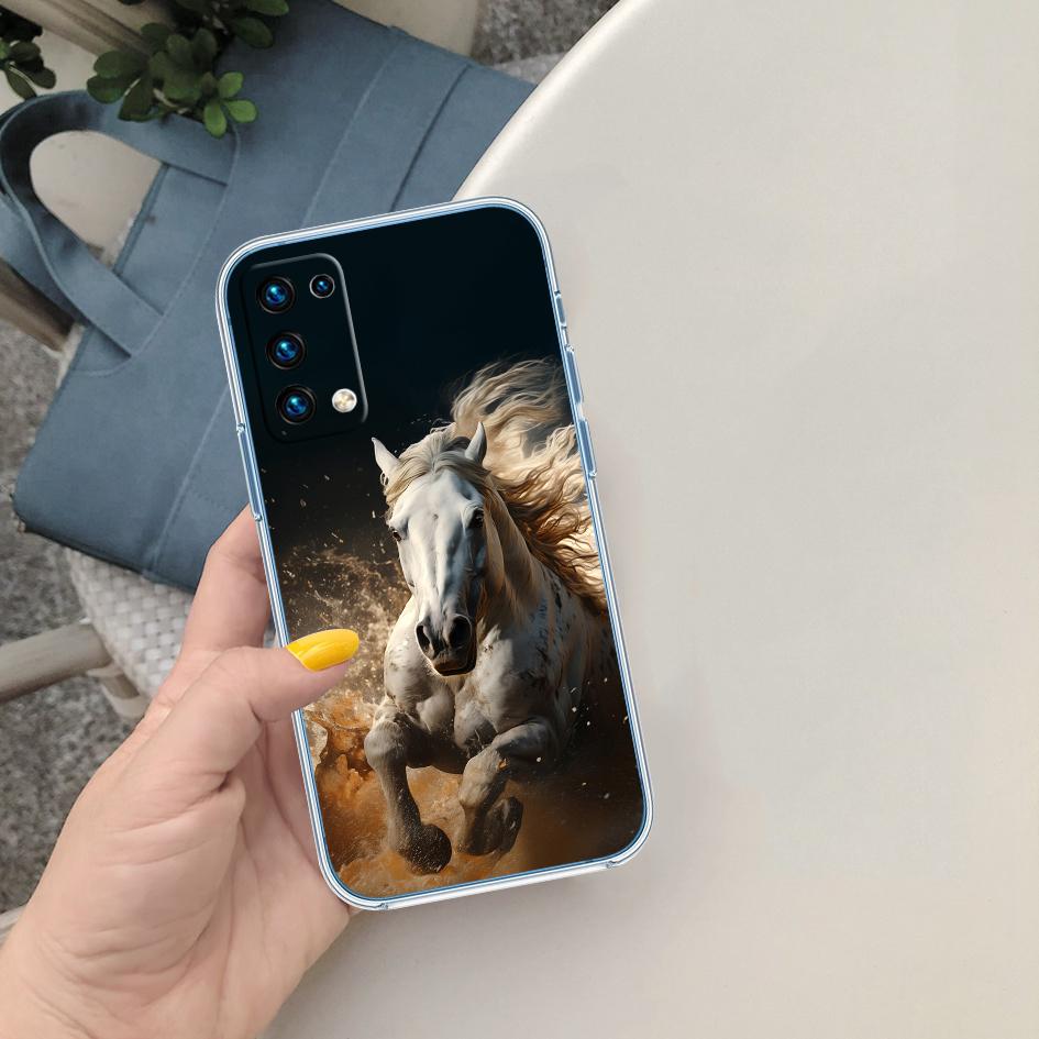 CJ53 Fine Horse Case for Motorola Moto G10 G20 G30 G31 G32 G34 G35 G41 G42 G50 G51 G52 G55 G60 G60S G62 G71 G72 G75