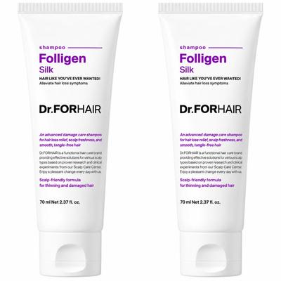 Dr.ForHair Folligen Silk Shampoo 70ml*2Pcs/4Pcs