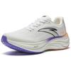 ANTA Chuang 5.0 Women Professional Cushioning Running Shoes Ivory White Purple Pink 122515508-5