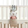 Newborn Muslin Bed Hanging Storage Bags Multi-Functional Crib Stroller Organizer Diapers Portable Bedside Hanging Bag