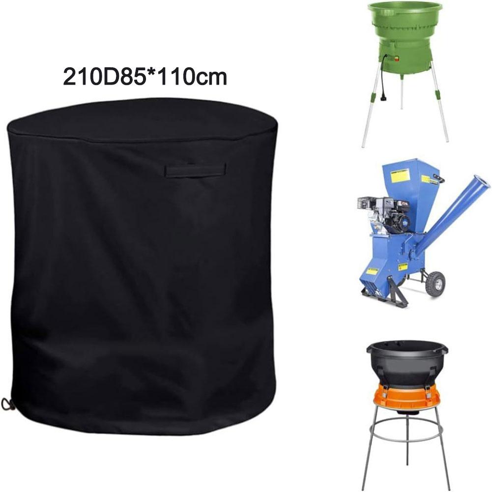 

1pc Outdoor Electric Wood Shredder Dust Cover 210D/420D Oxford Cloth 85*110cm Heavy-Duty Waterproof Chipper Protection Covers