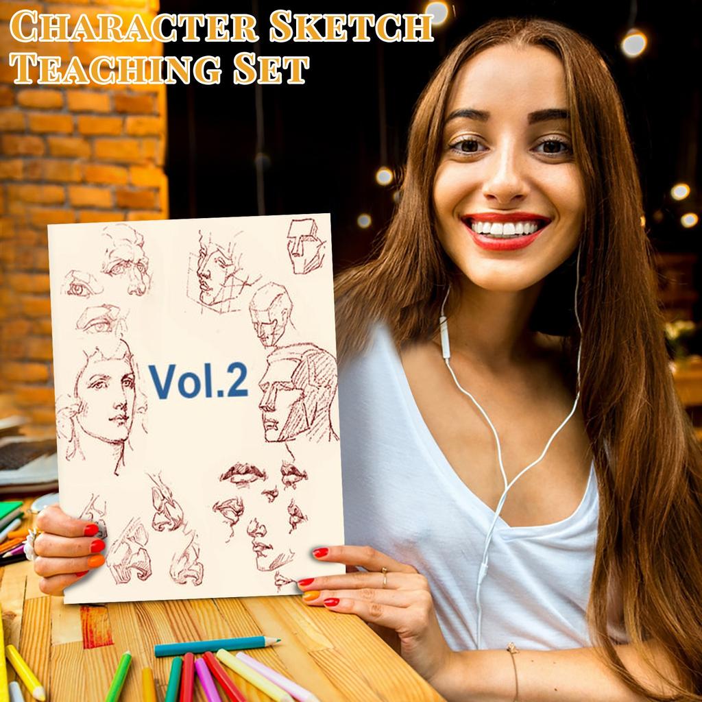 Komplettes Figurenskizzenbuch-Set Zeichentechniken für Anfänger bis fortgeschrittene Künstler